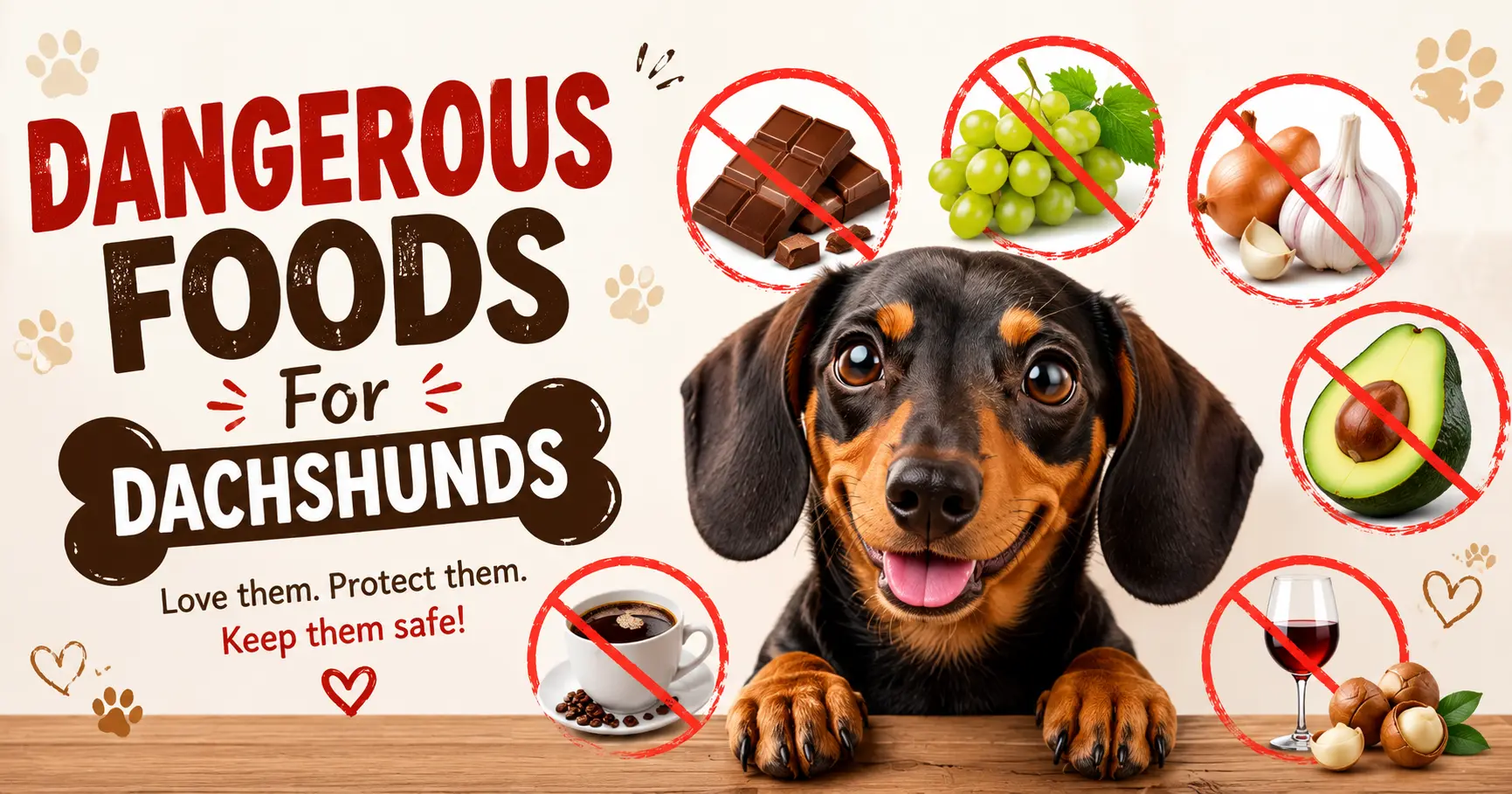 Dangerous Foods List For Dachshunds - Dachshund Bonus