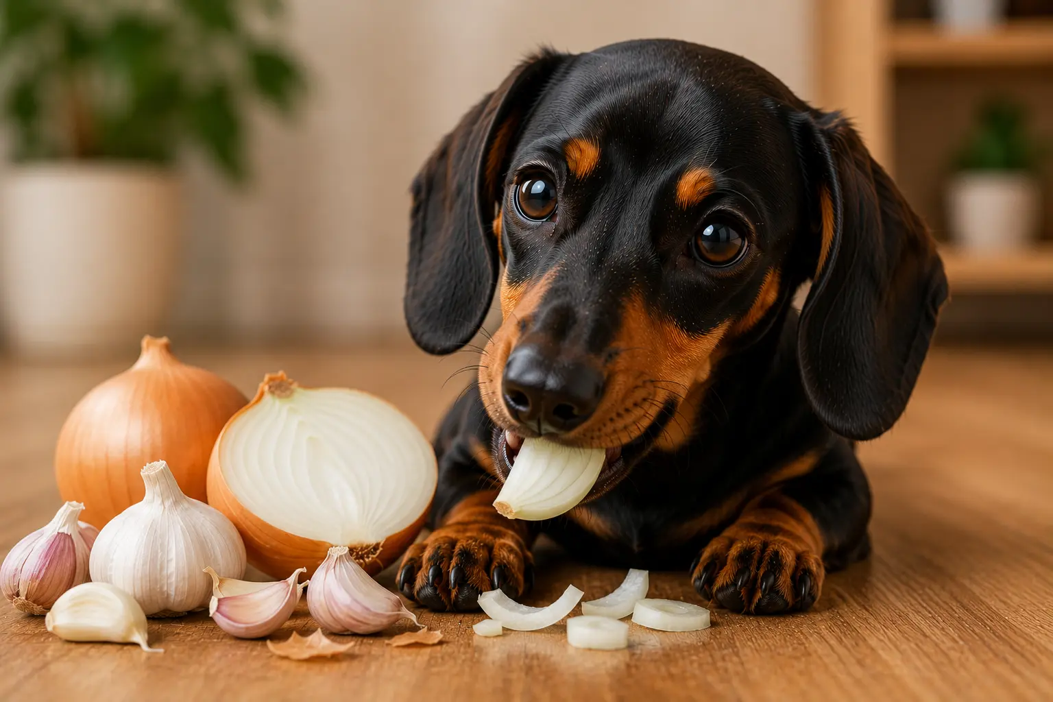 Onions and garlic Dangerous Foods List For Dachshunds - Dachshund Bonus