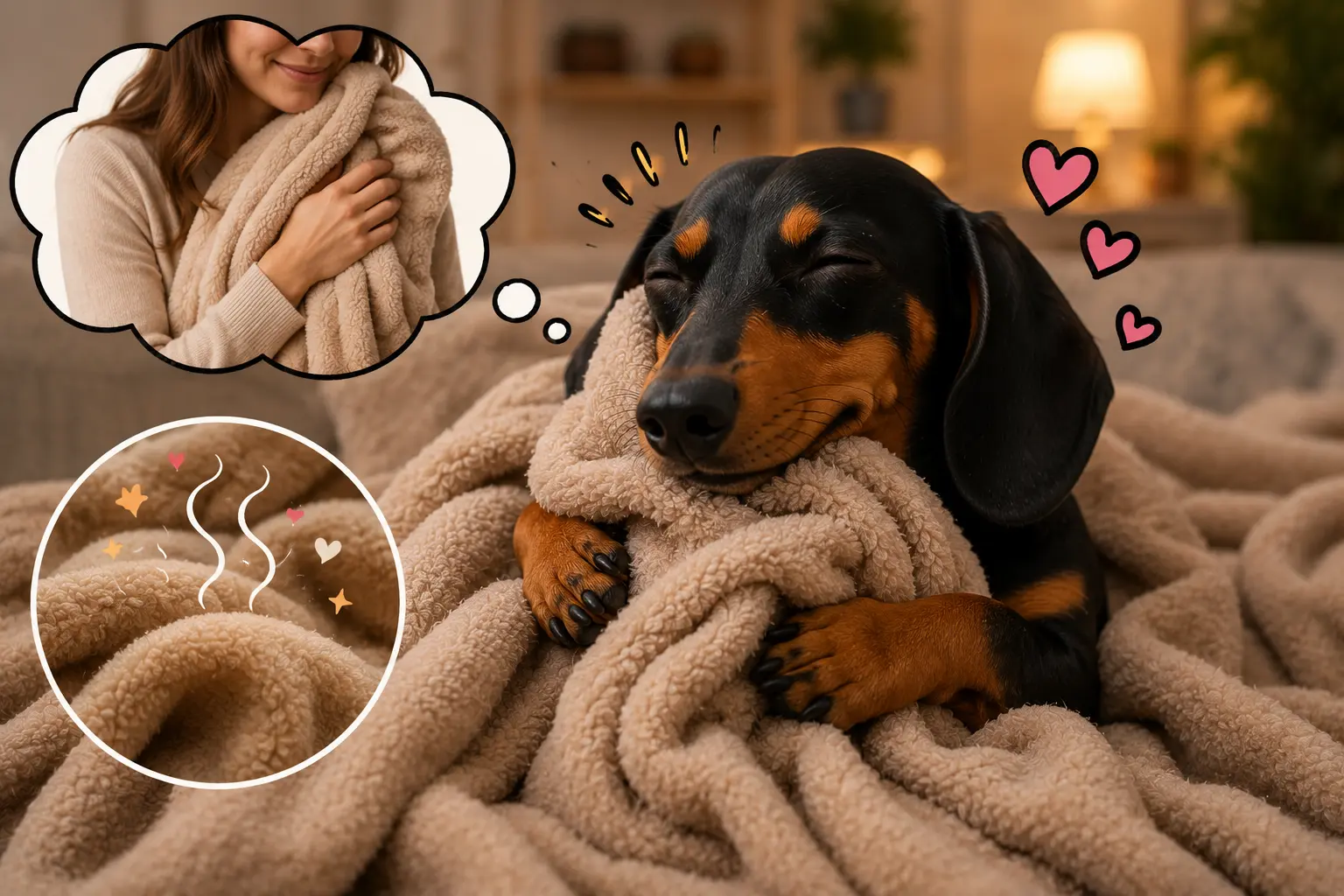 Blankets Carry Your Scent