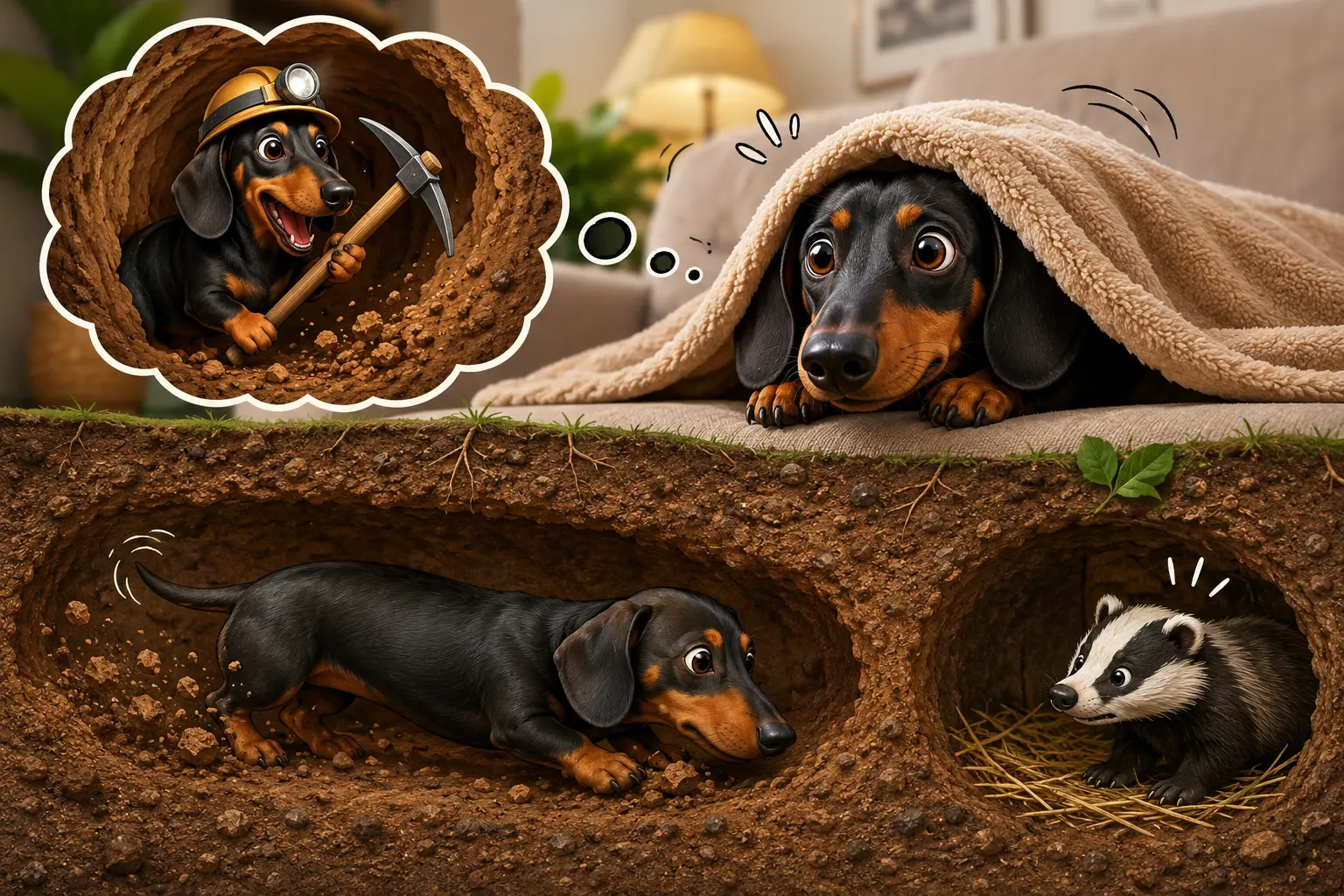 Burrowing Is Part of Their Natural Instinct