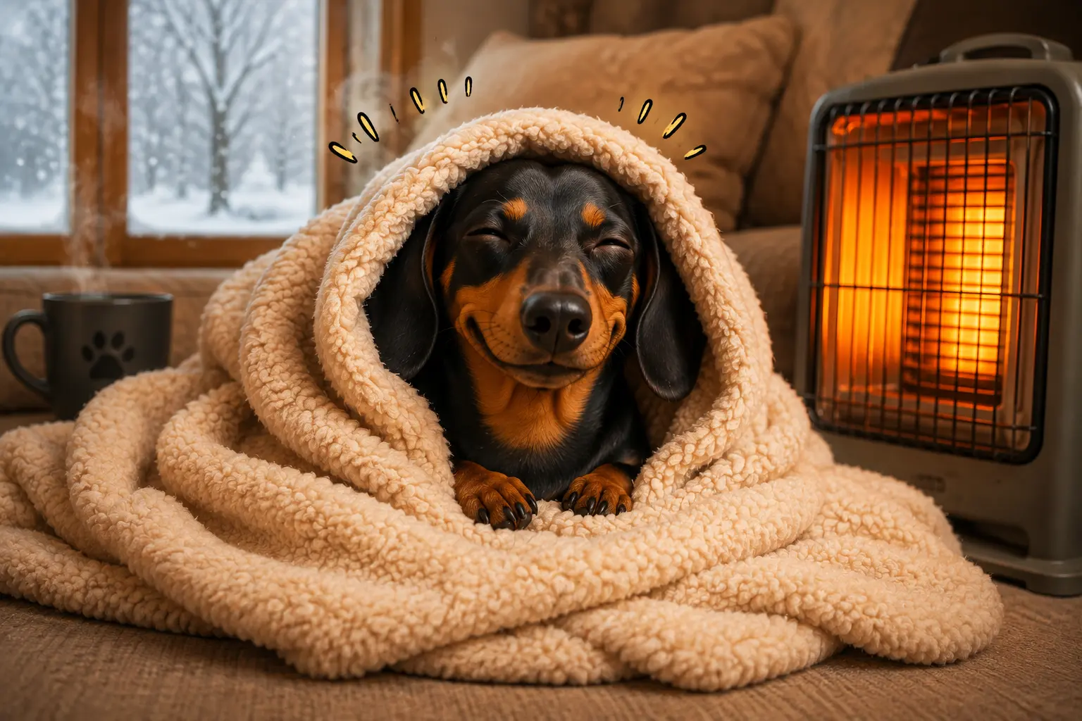 Dachshunds Love Warmth