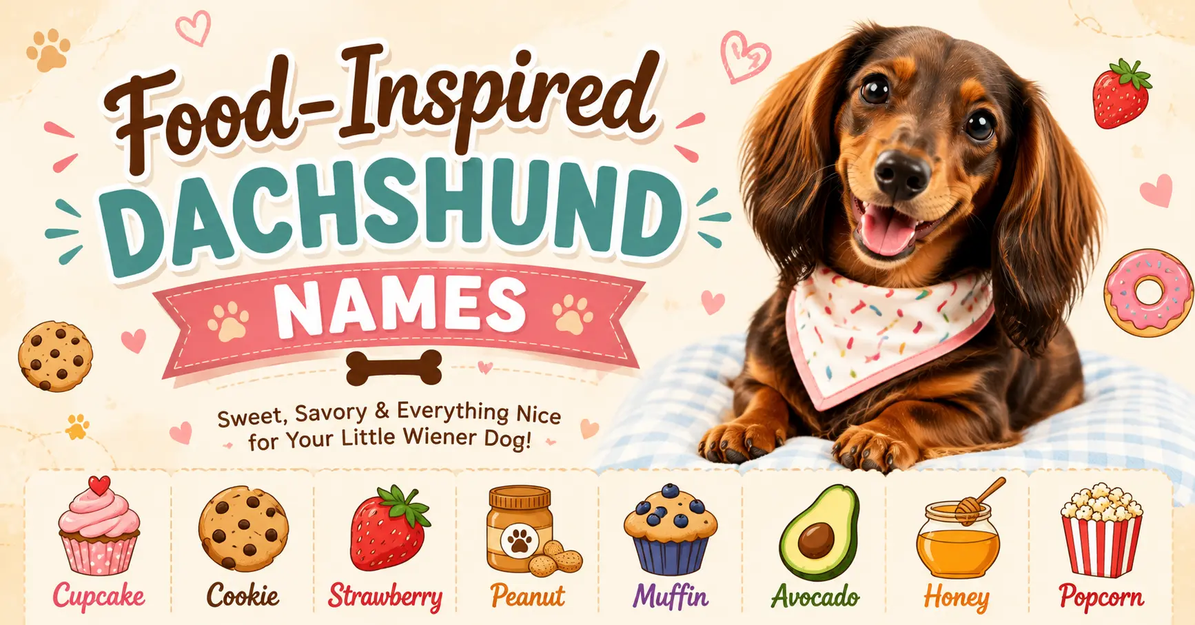 Food-Inspired Dachshund Names