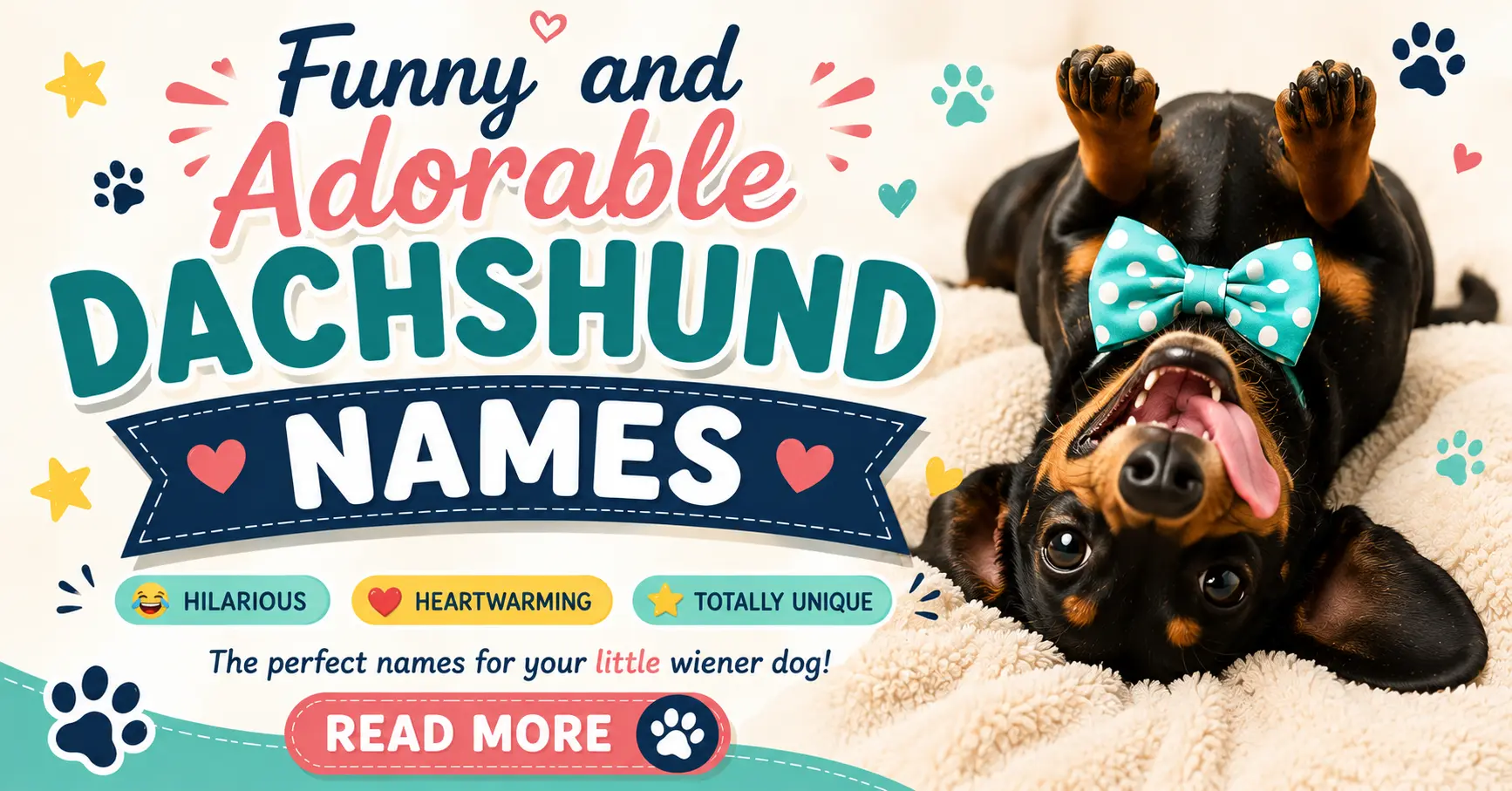 Funny and Adorable Dachshund Names