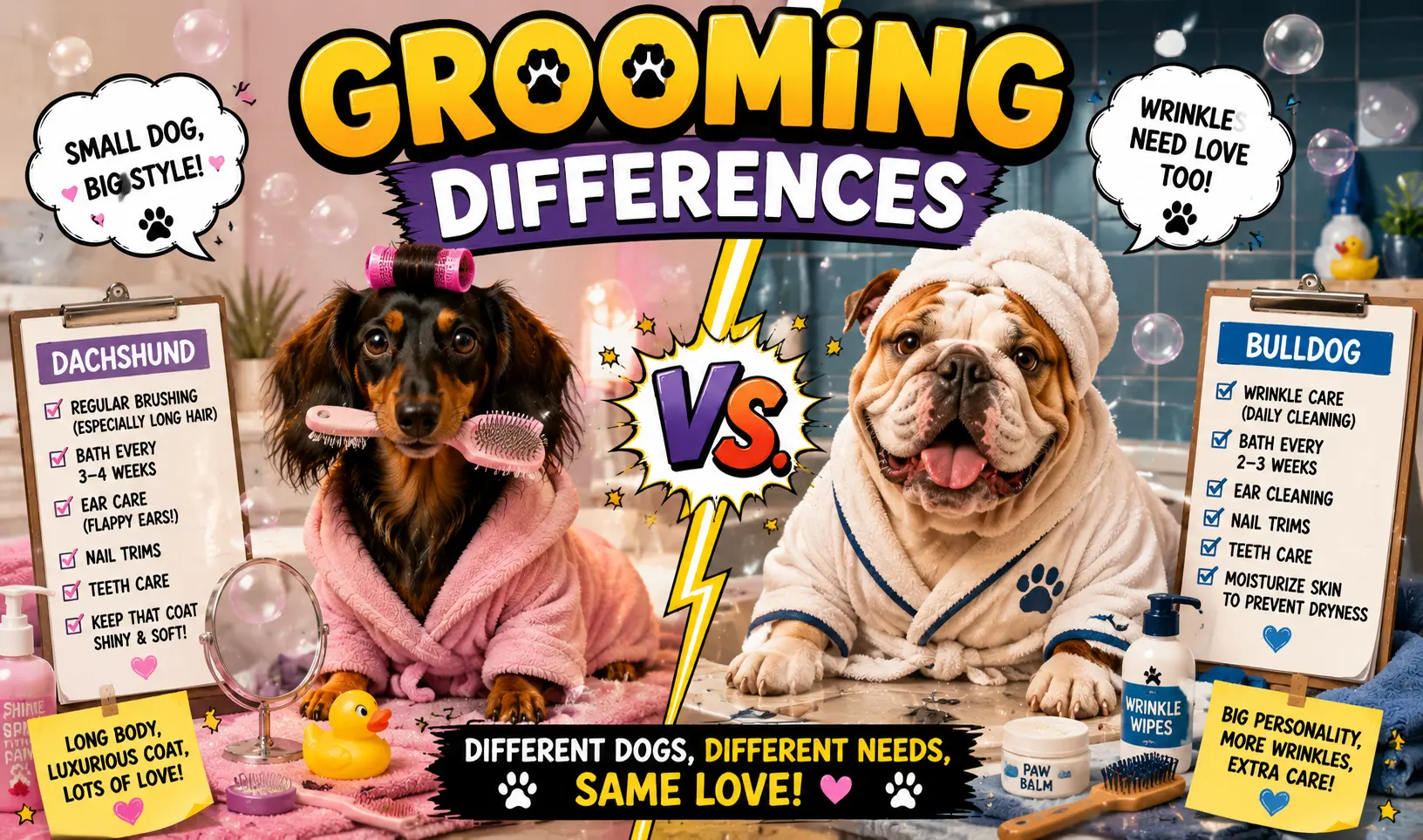 Grooming Differences