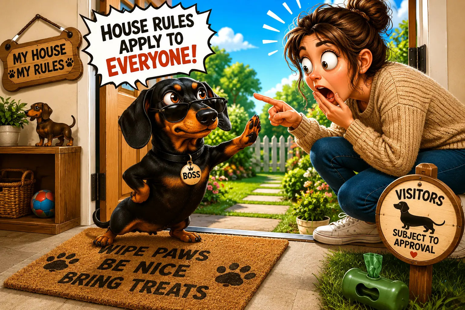 Rule #5 Everyone Goes Outside for Potty Break