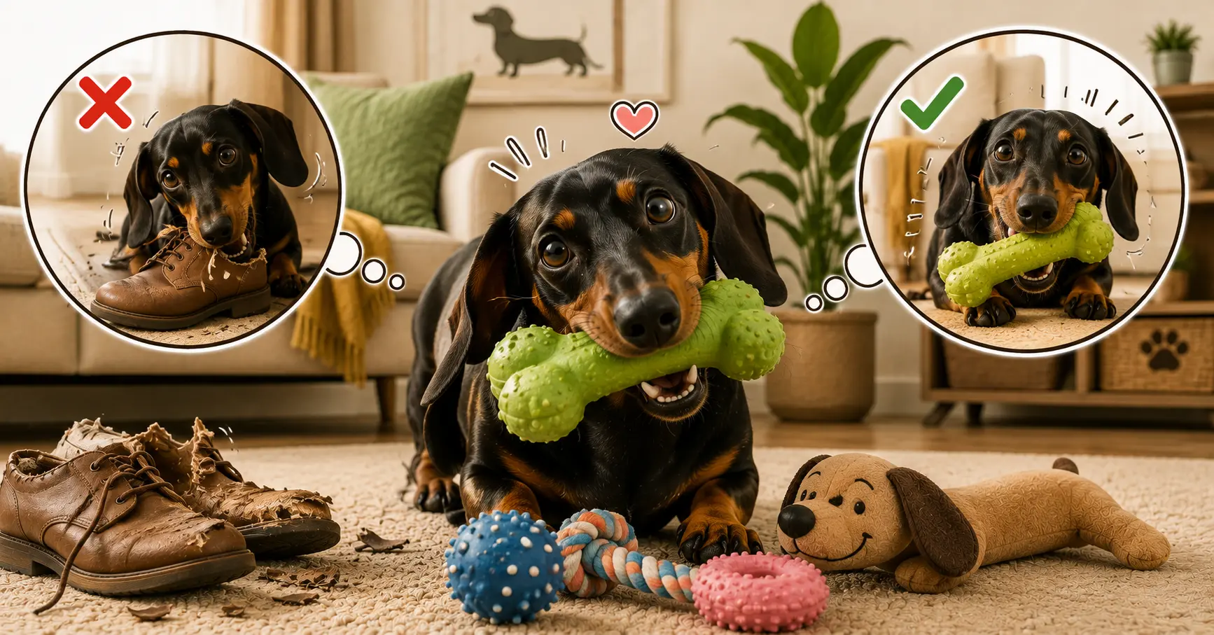 Rule #7 Chew Toys, Not Shoes