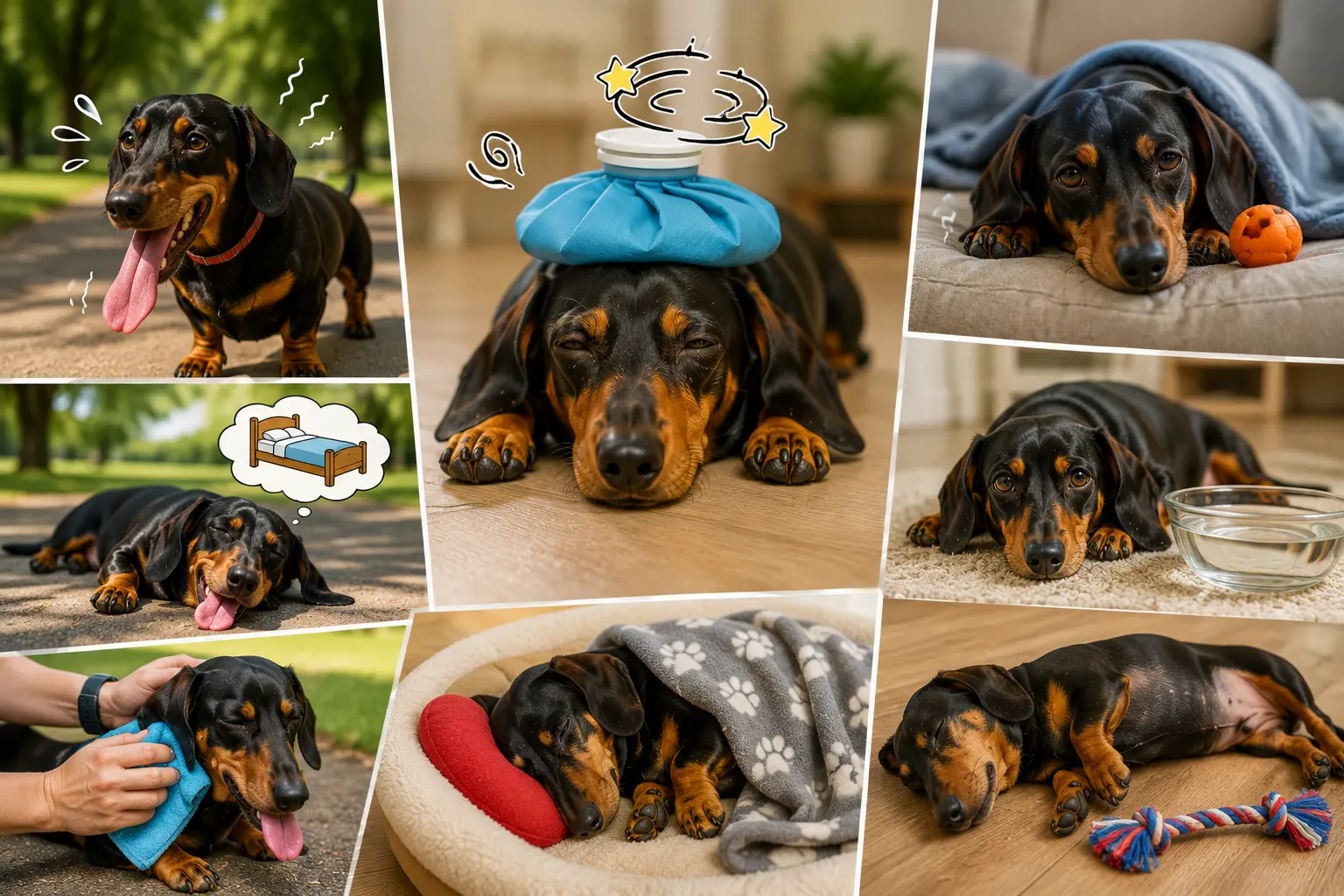 Signs Your Dachshund Has Had Too Much Exercise