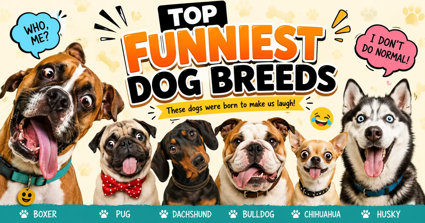 Top Funniest Dog Breeds