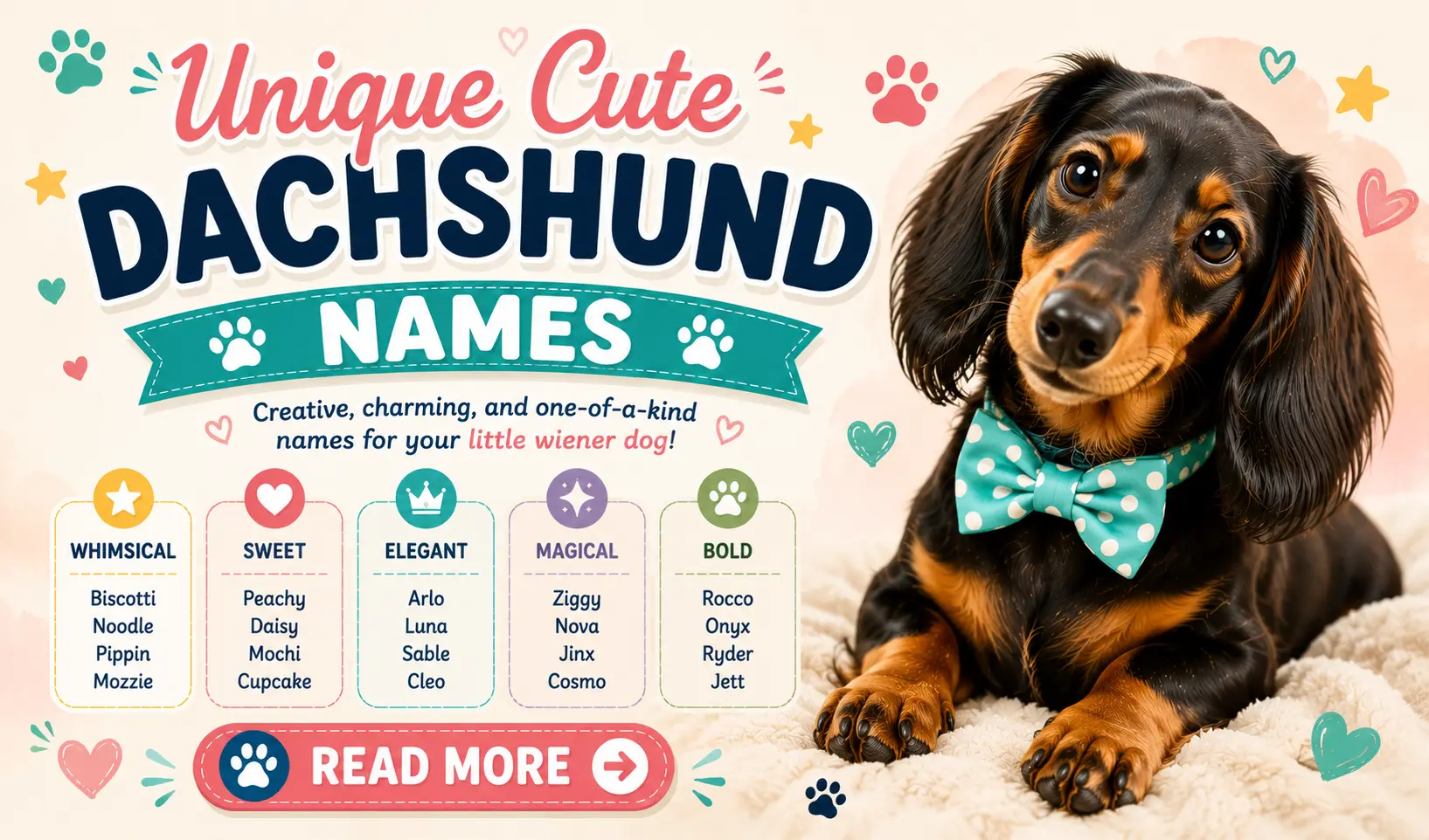 Unique Cute Dachshund Names