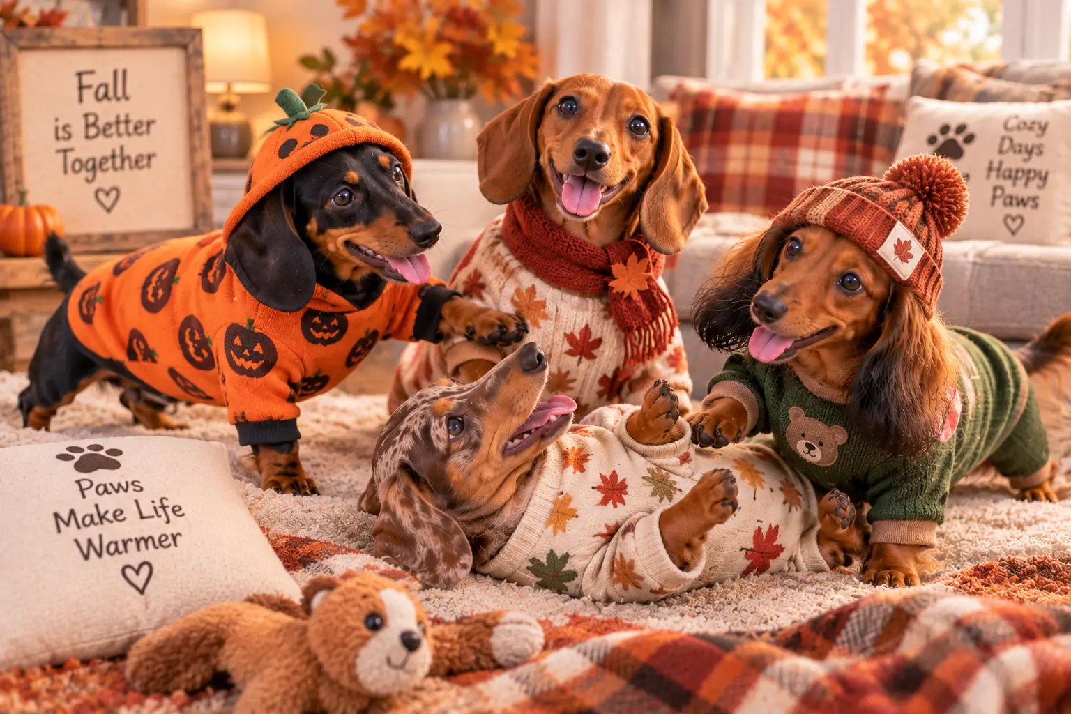 Cute Dachshund Costume Ideas - Fall