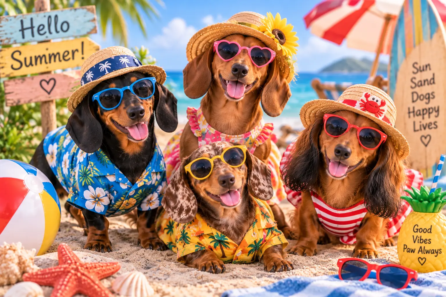 Cute Dachshund Costume Ideas - Summer