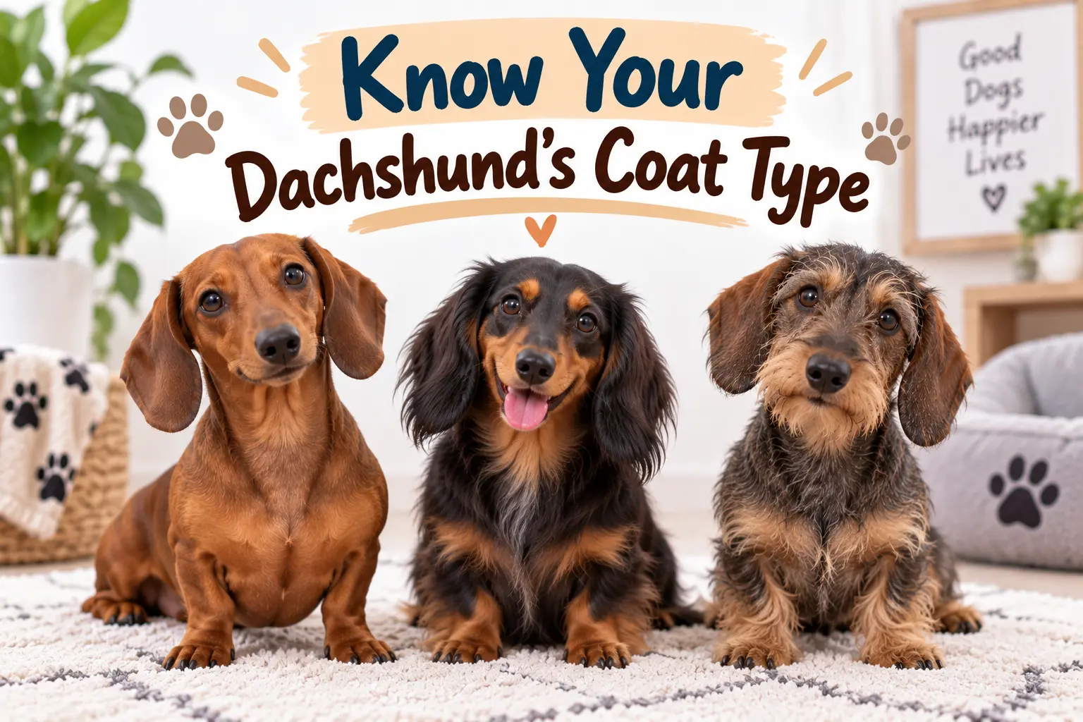 Know Your Dachshund's Coat Type