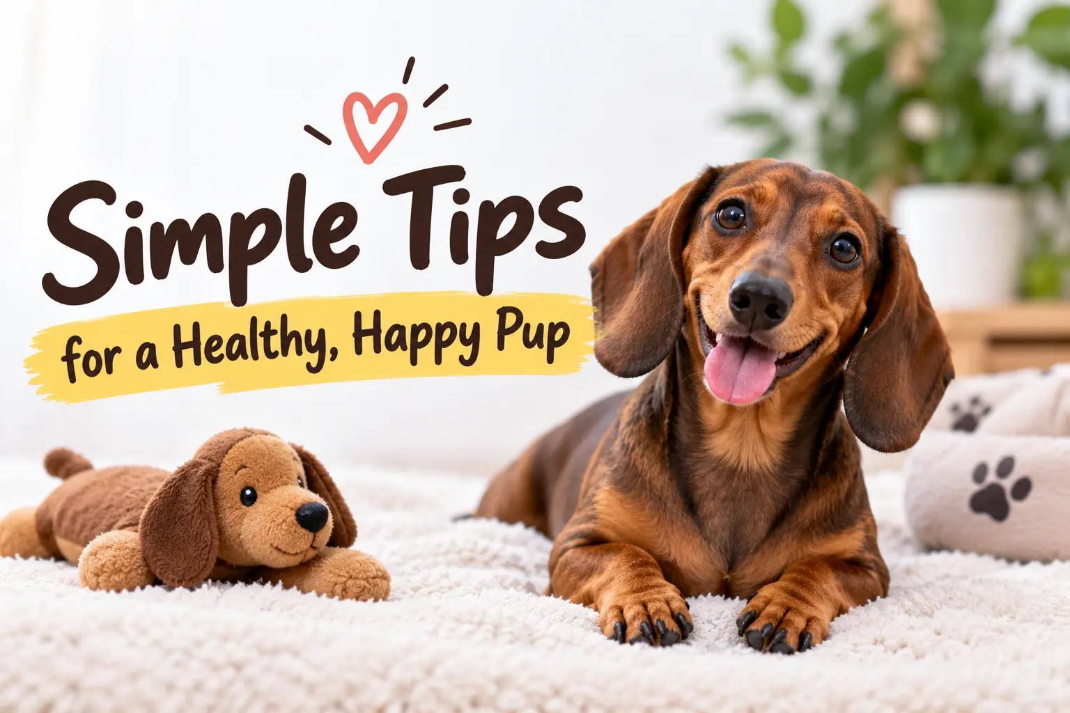 Simple Tips for a Healthy, Happy Pup
